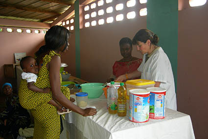 Farmaceuticos en Accion Costa de Marfil Abidjan Leche
