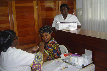 Farmaceuticos en Accion Gabón Libreville Paciente